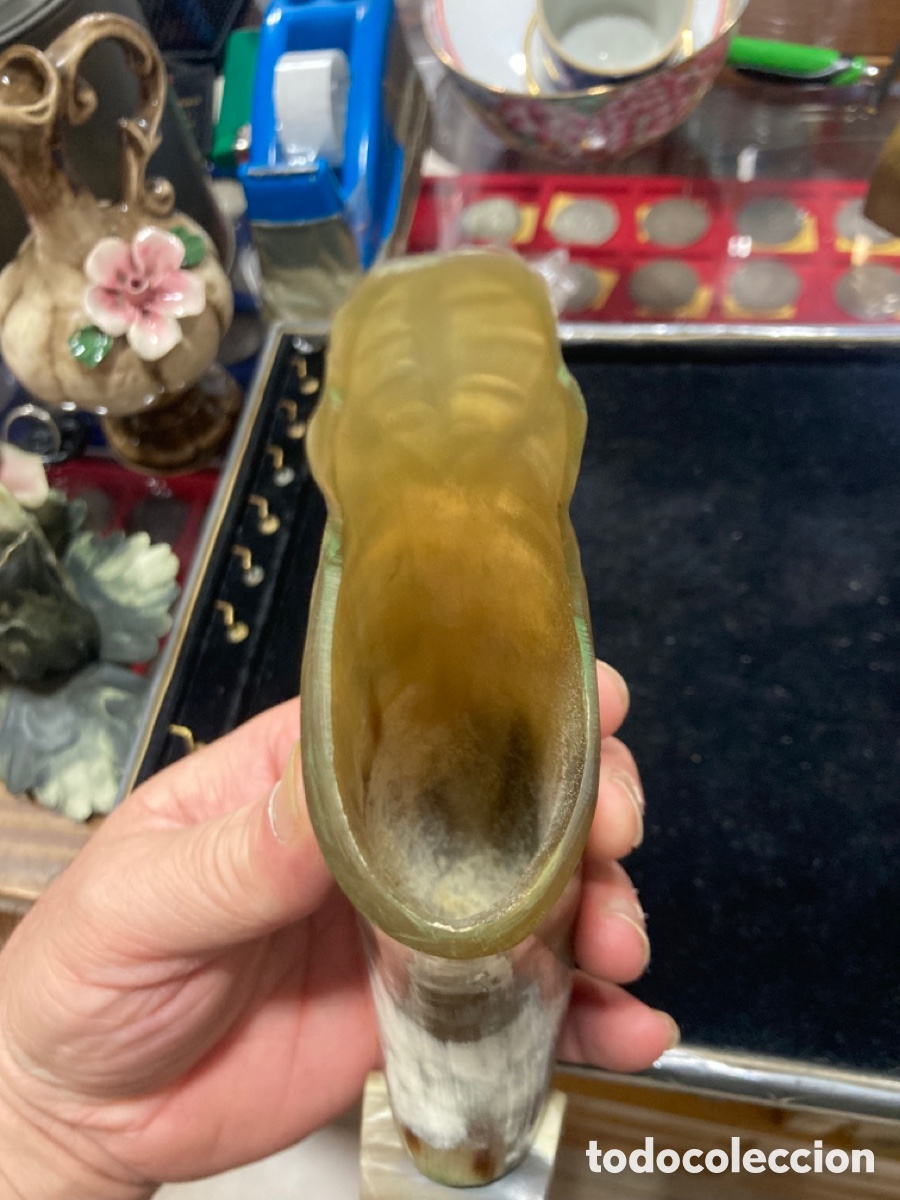 Arte: Bonita figura tallada en asta - Foto 7