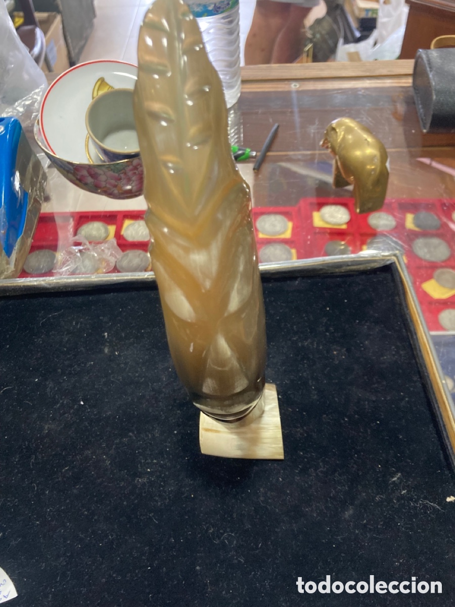 Arte: Bonita figura tallada en asta - Foto 1