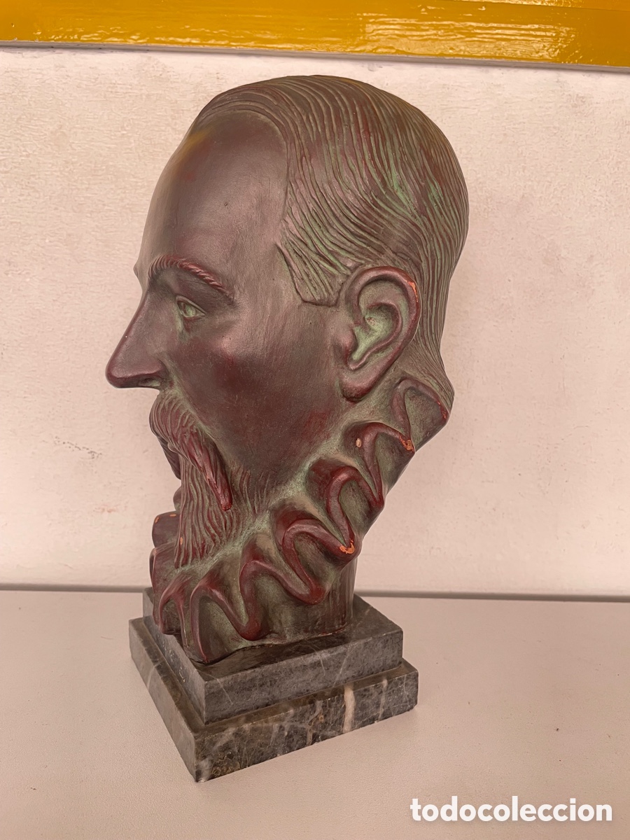 Arte: Busto de Miguel de Cervantes y Saavedra - Foto 2