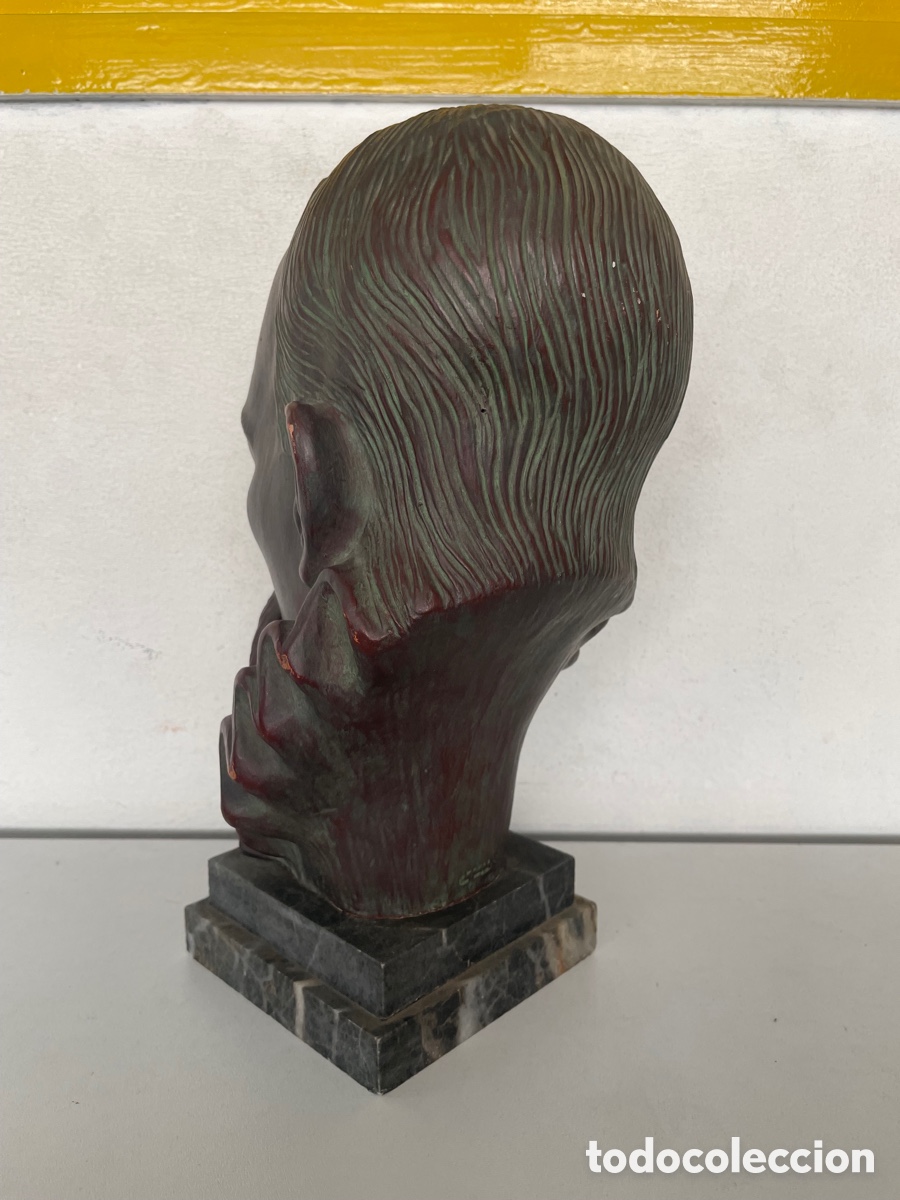Arte: Busto de Miguel de Cervantes y Saavedra - Foto 3