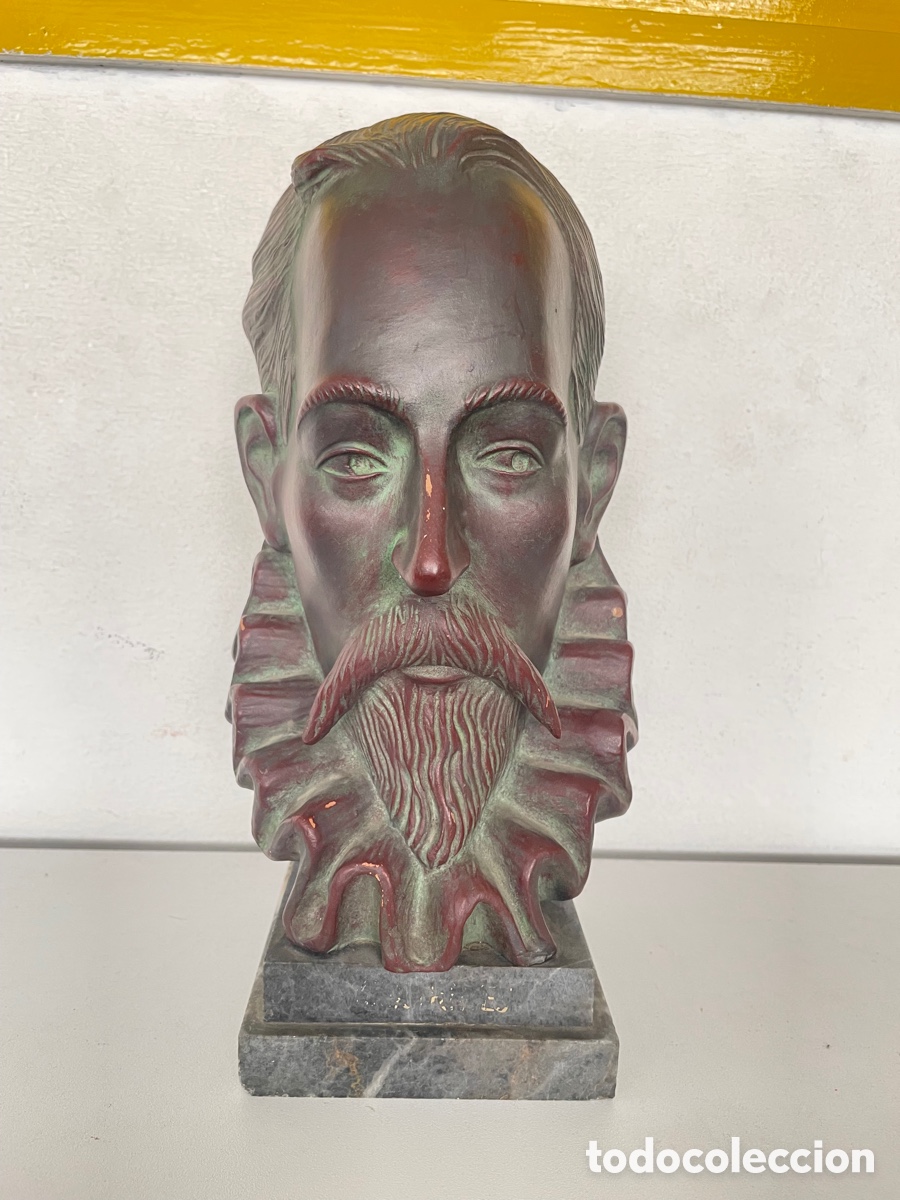 Arte: Busto de Miguel de Cervantes y Saavedra - Foto 1