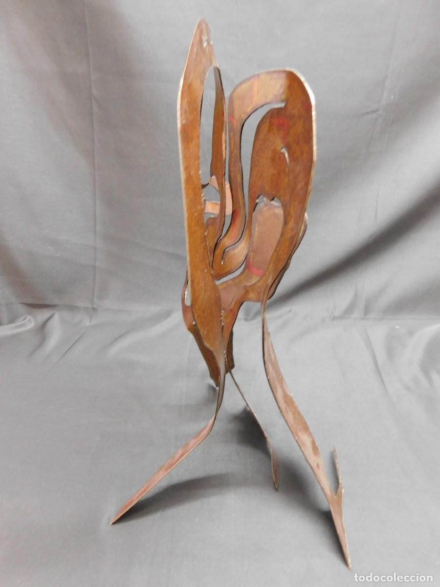 Arte: ESCULTURA CABEZA DE HIERRO - Foto 8