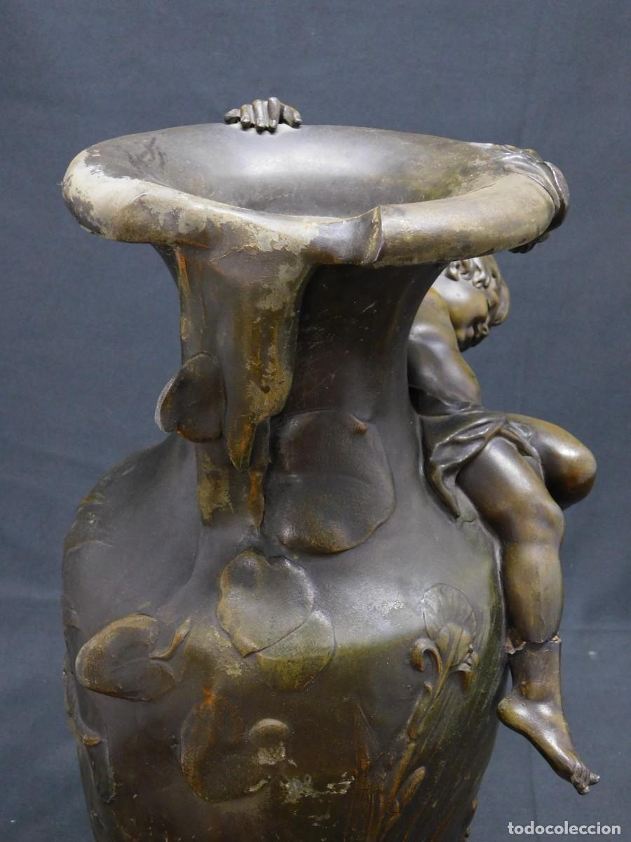 Arte: ESCULTURA JARR&Oacute;N CALAMINA - AUGUSTE MOREAU - Foto 4