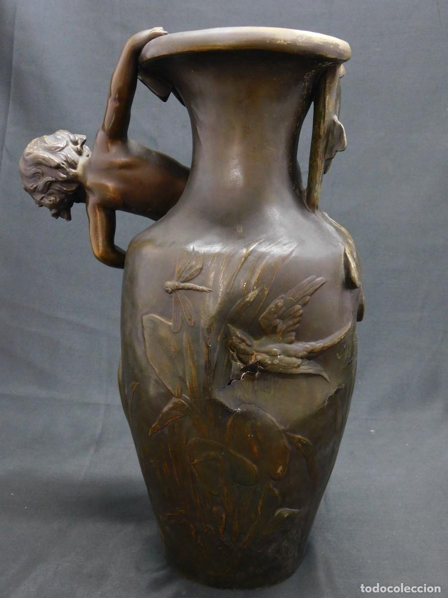 Arte: ESCULTURA JARR&Oacute;N CALAMINA - AUGUSTE MOREAU - Foto 12