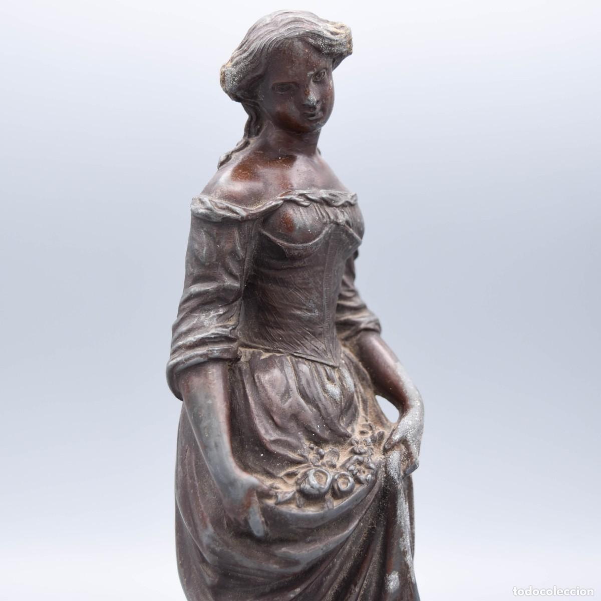Arte: Escultura - Dama - Metal - Foto 6