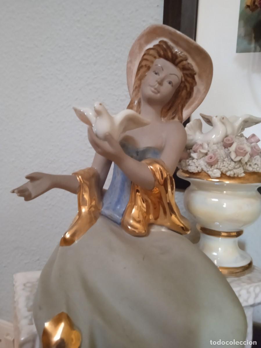Arte: Figura decorativa dama en el jardin - Foto 1