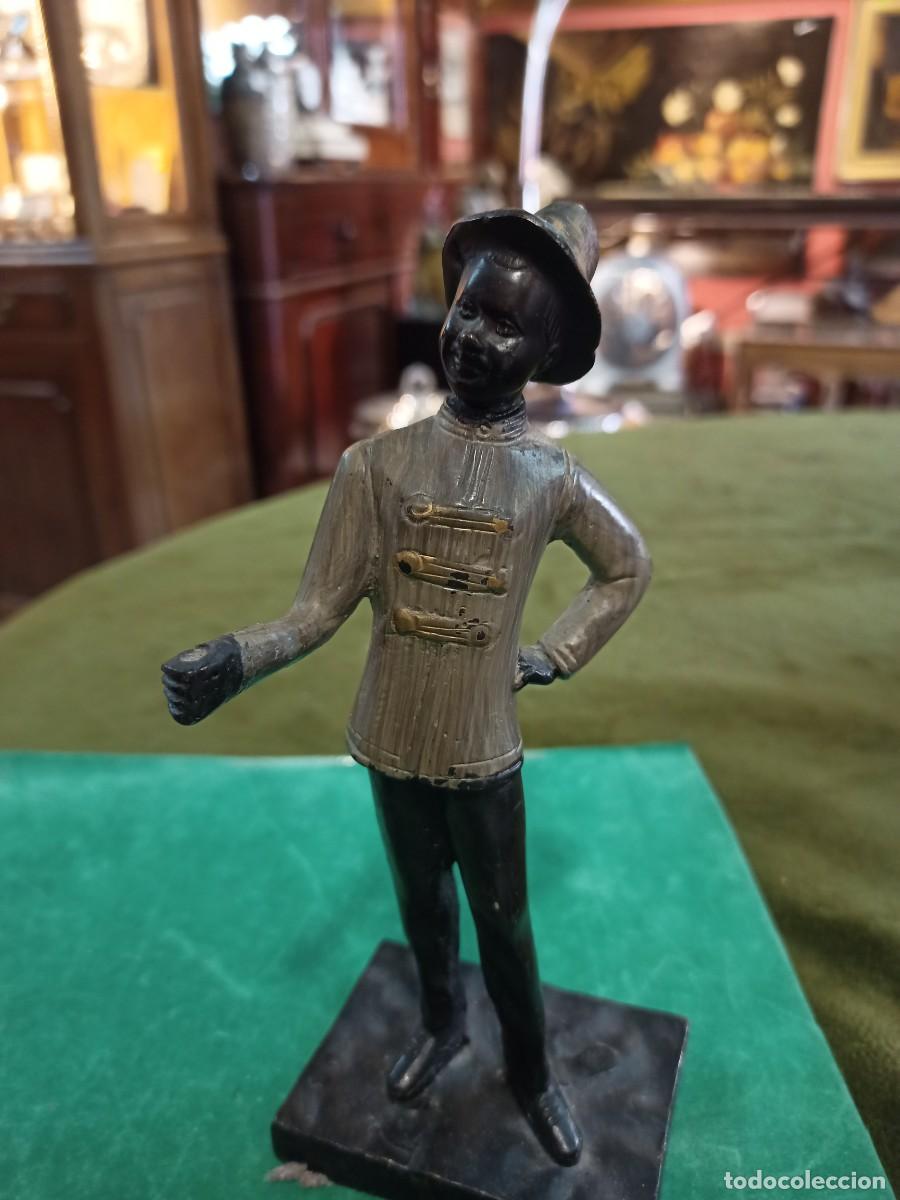 Arte: Figura de joven, metal. REF-9479 - Foto 2