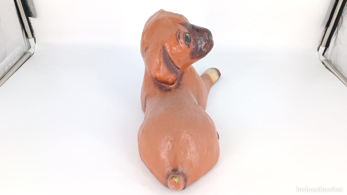 Arte: Adorable perro B&oacute;xer hecho de papel mach&eacute; - Foto 4