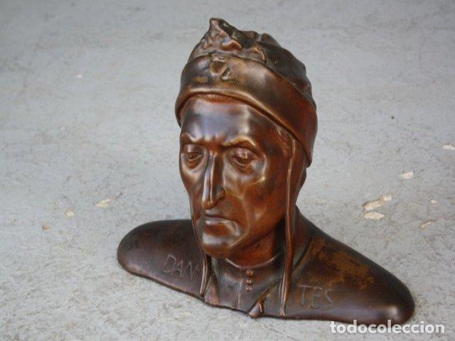 Arte: Buste de Dante en galvanoplastie - Foto 2