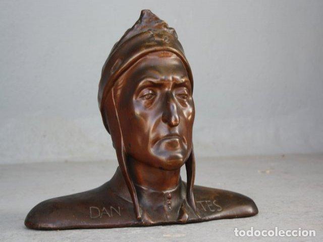 Arte: Buste de Dante en galvanoplastie - Foto 3