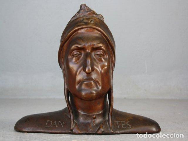 Arte: Buste de Dante en galvanoplastie - Foto 5
