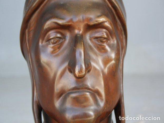 Arte: Buste de Dante en galvanoplastie - Foto 10
