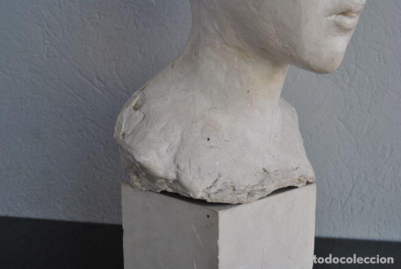Arte: Buste denfant en pl&acirc;tre vers 1900 - Foto 5