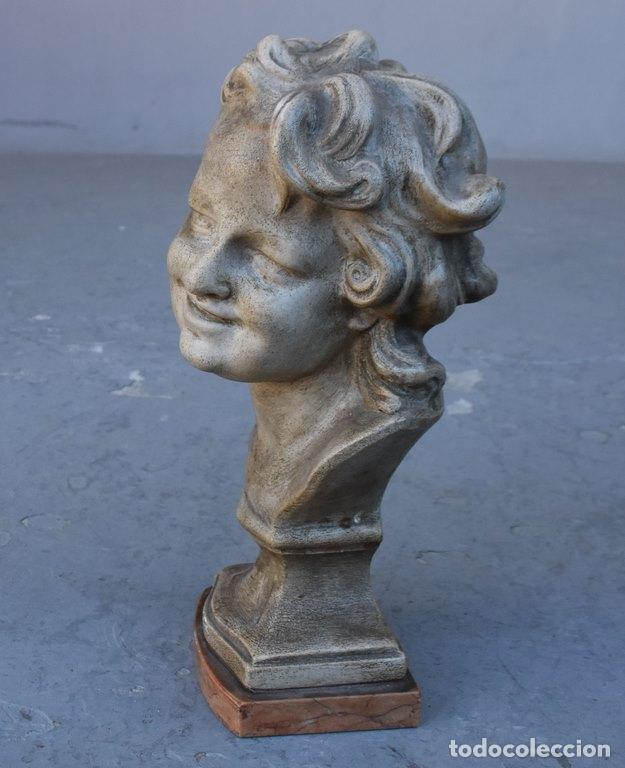 Arte: Buste en pl&acirc;tre patin&eacute; XIX&egrave;me - Foto 2