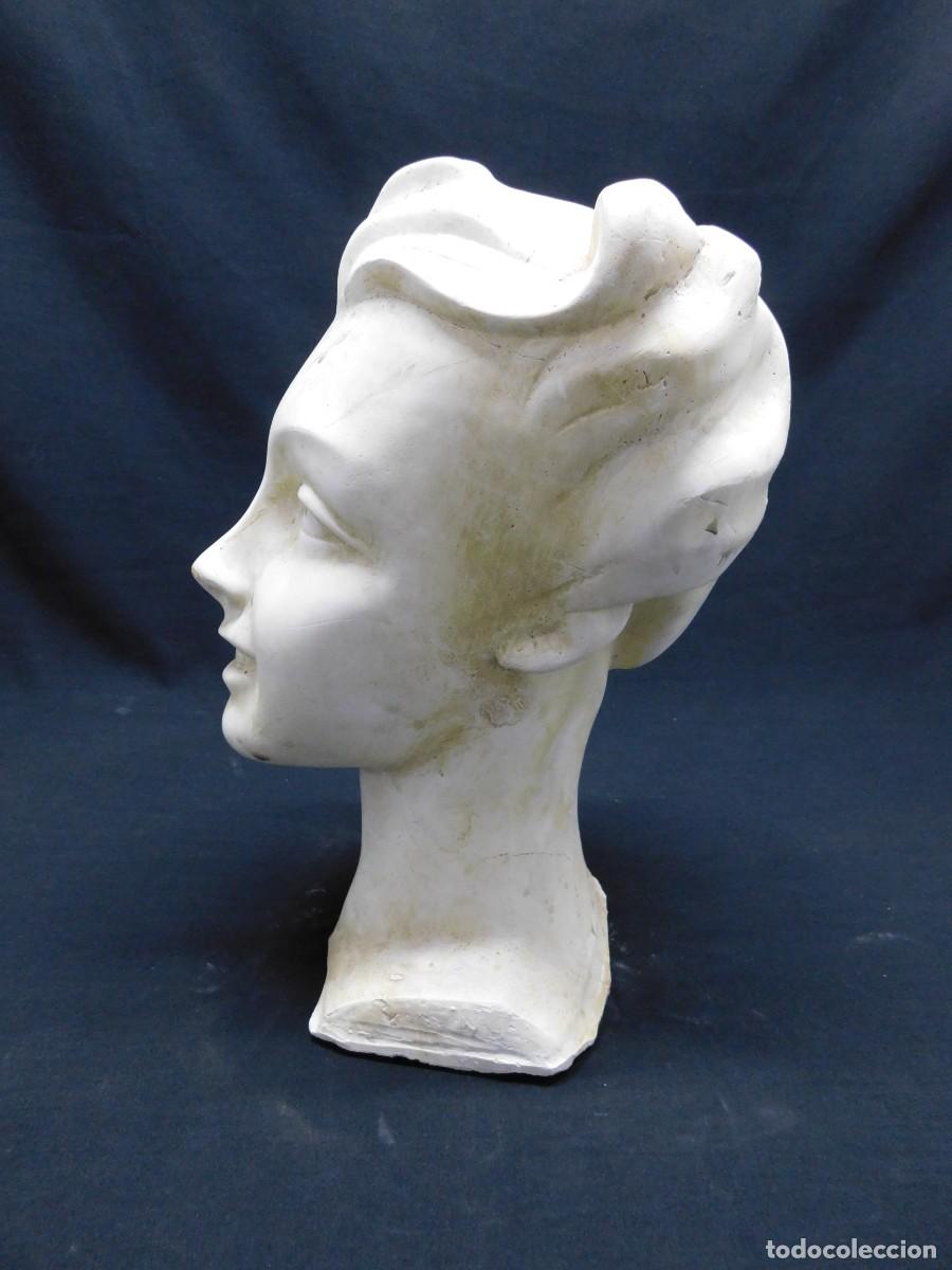 Arte: BUSTO DE MUJER DE ESCAYOLA - Foto 3