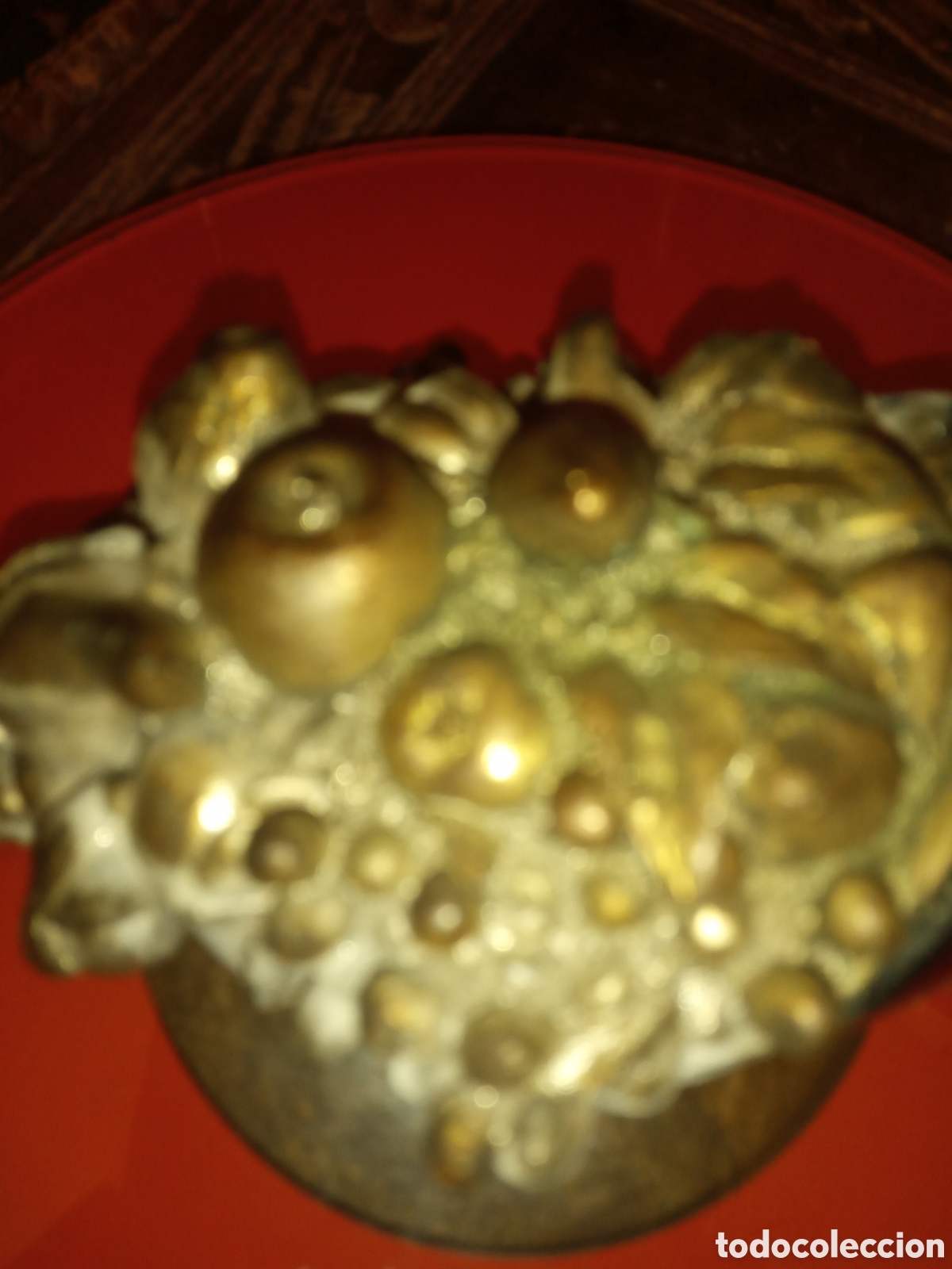 Arte: Antigua cornucopia de plata y cristal - Foto 4