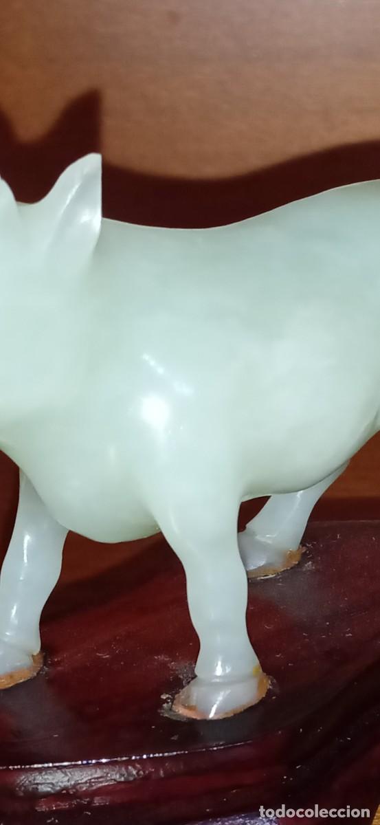Arte: Escultura Toro jade - Foto 10