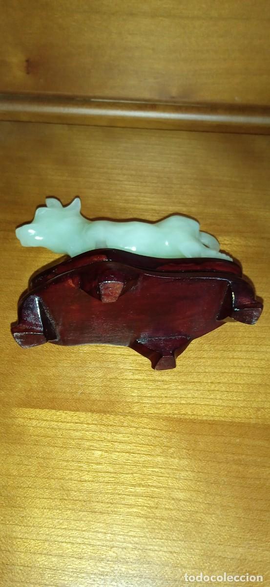 Arte: Escultura Toro jade - Foto 13