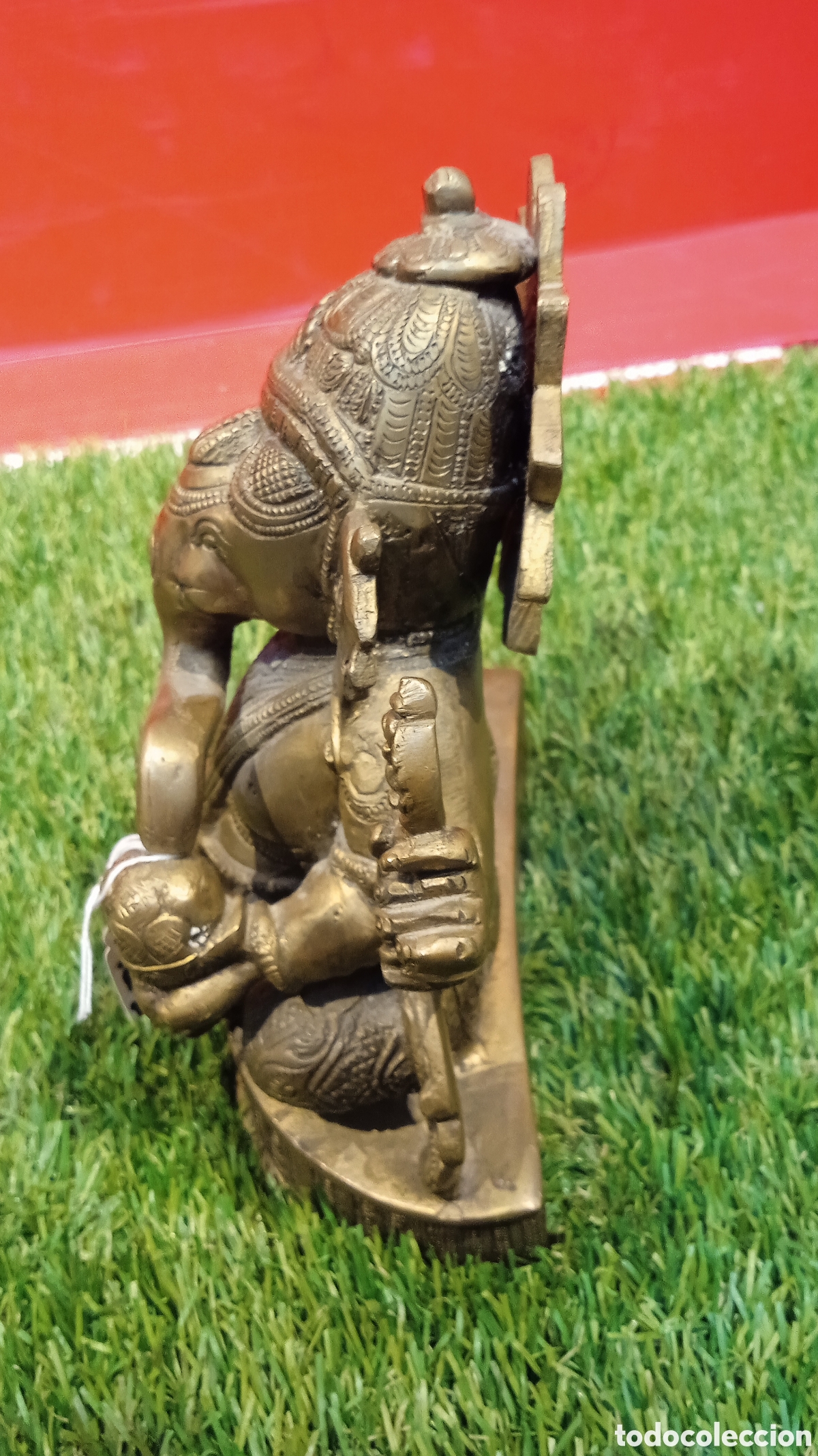 Arte: GANESHA DIOS SABIDURIA EN LATON??? BRONCE??? - Foto 4