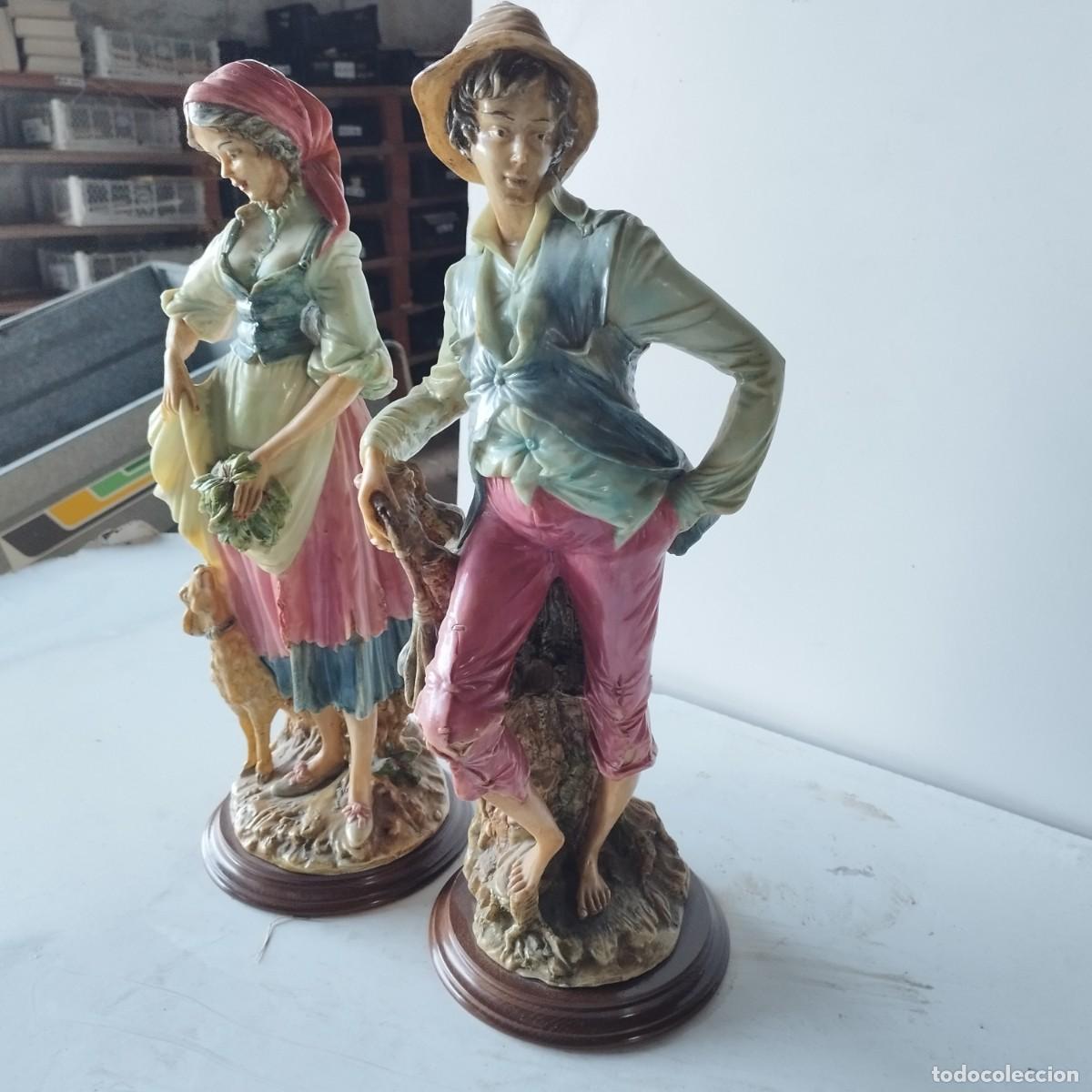 Arte: 2 FIGURAS, GRAN TAMA&Ntilde;O, APROXIMADAMENTE 54 CM - Foto 3