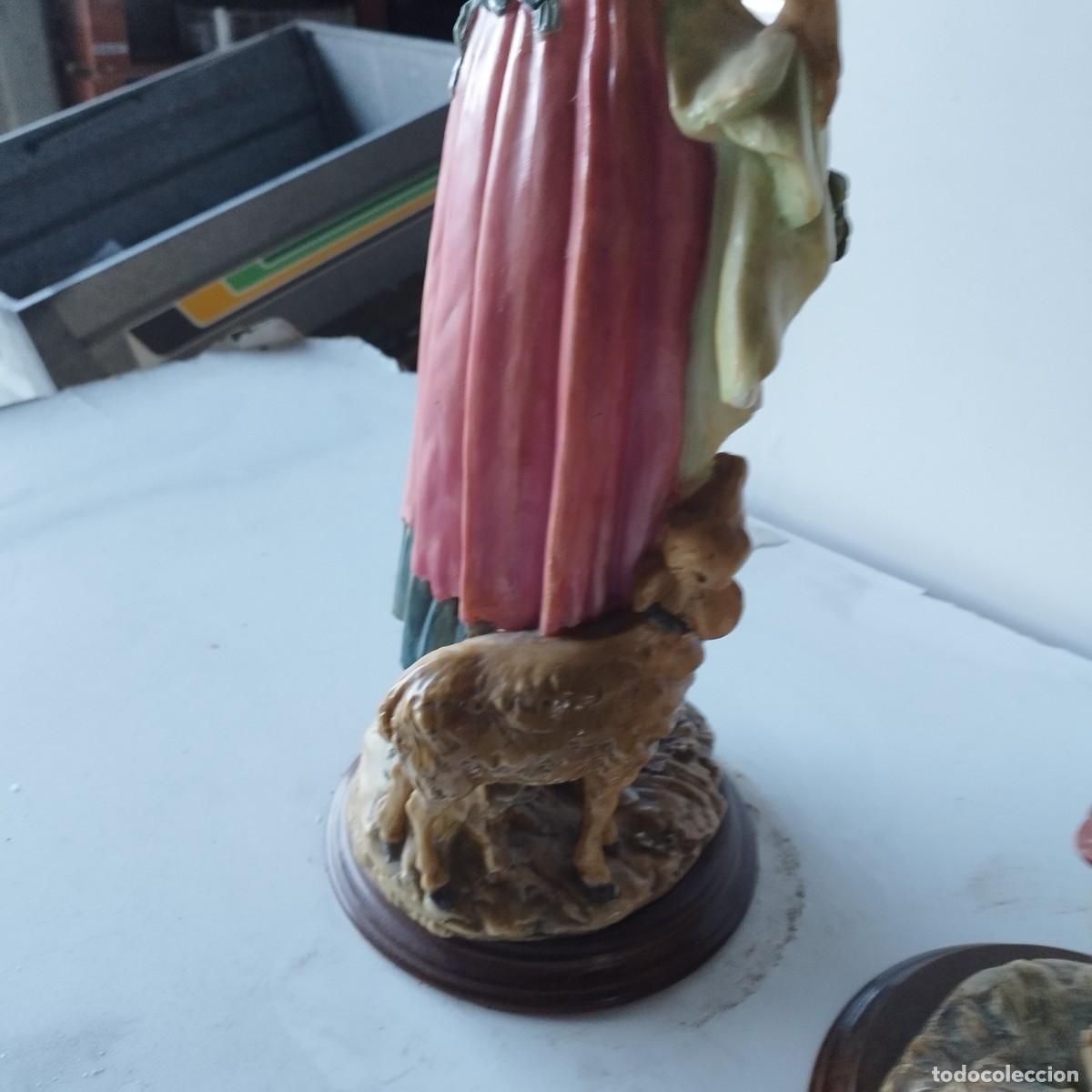 Arte: 2 FIGURAS, GRAN TAMA&Ntilde;O, APROXIMADAMENTE 54 CM - Foto 6