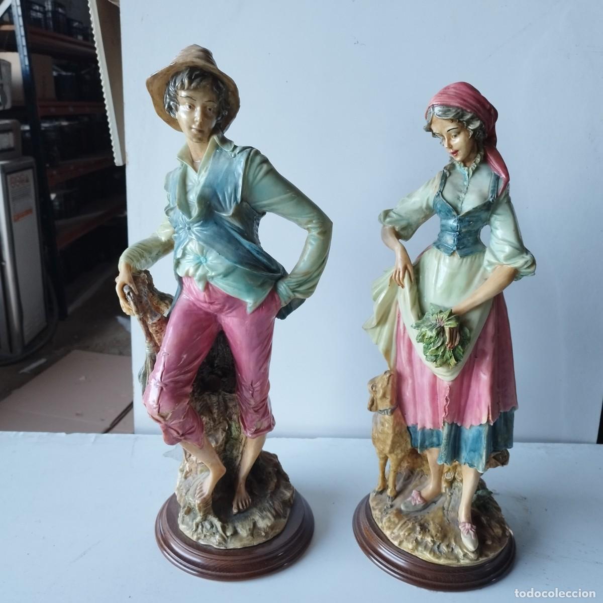 Arte: 2 FIGURAS, GRAN TAMA&Ntilde;O, APROXIMADAMENTE 54 CM - Foto 7