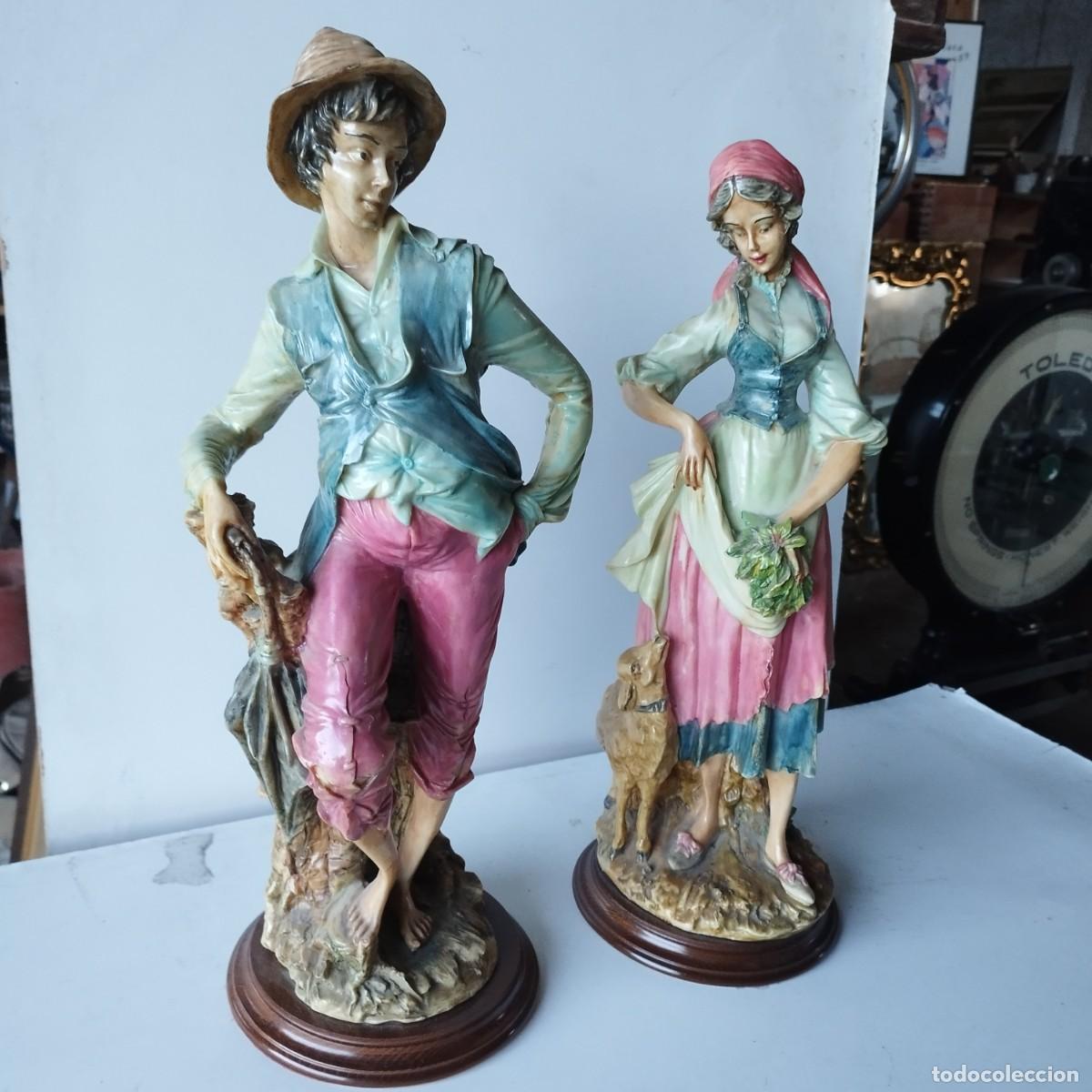 Arte: 2 FIGURAS, GRAN TAMA&Ntilde;O, APROXIMADAMENTE 54 CM - Foto 8