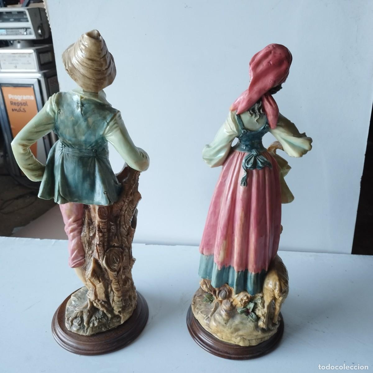 Arte: 2 FIGURAS, GRAN TAMA&Ntilde;O, APROXIMADAMENTE 54 CM - Foto 9