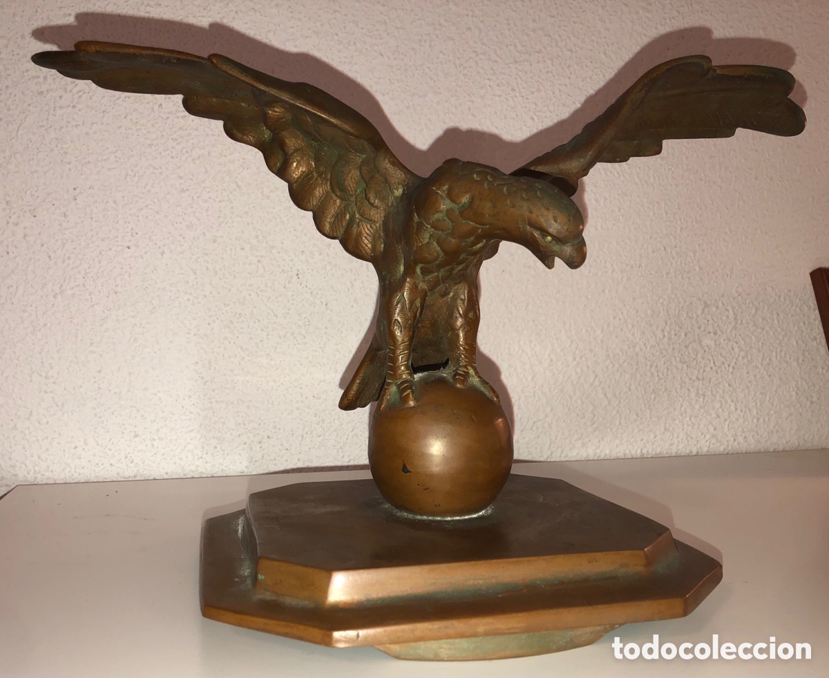 Arte: Tapa de grifo cerveza &aacute;guila en cobre macizo