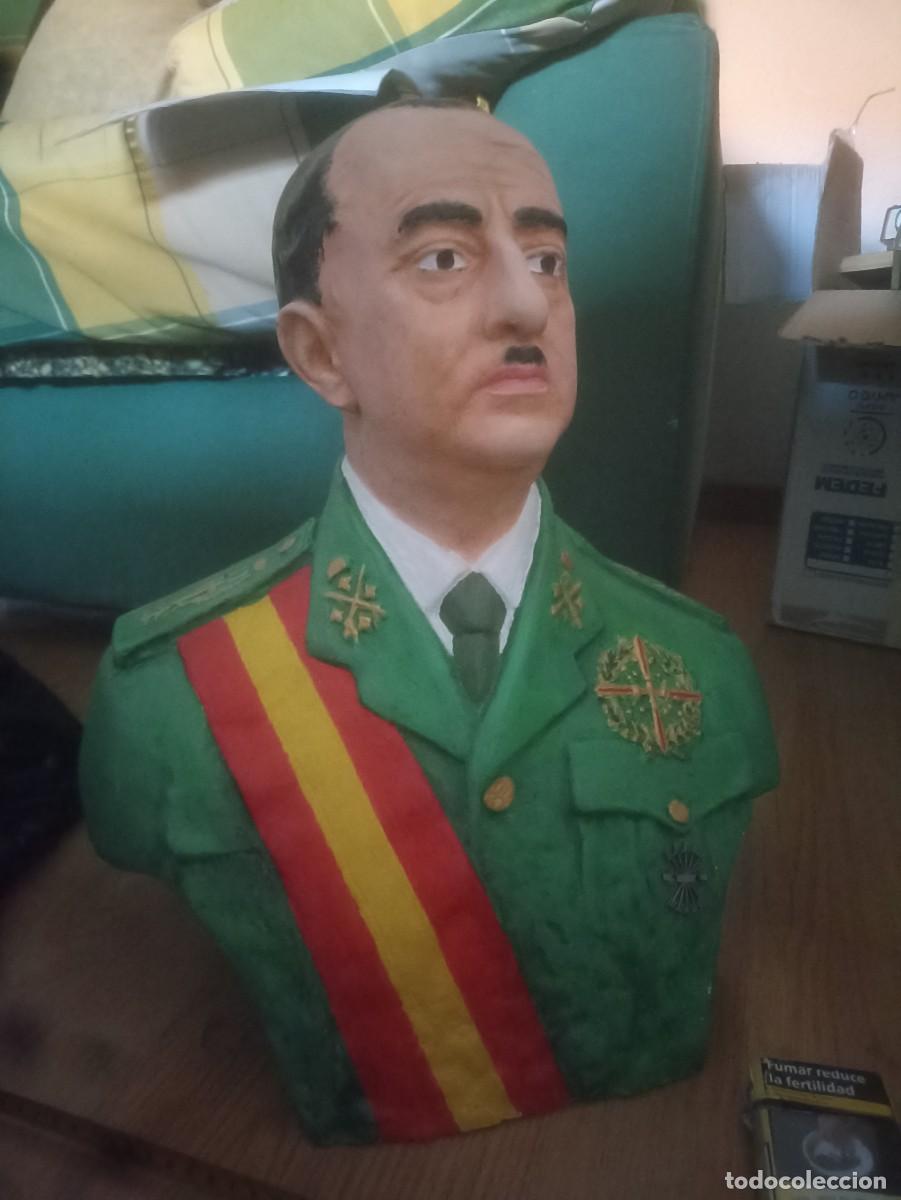 Arte: Busto figura pintura Franco - Foto 1