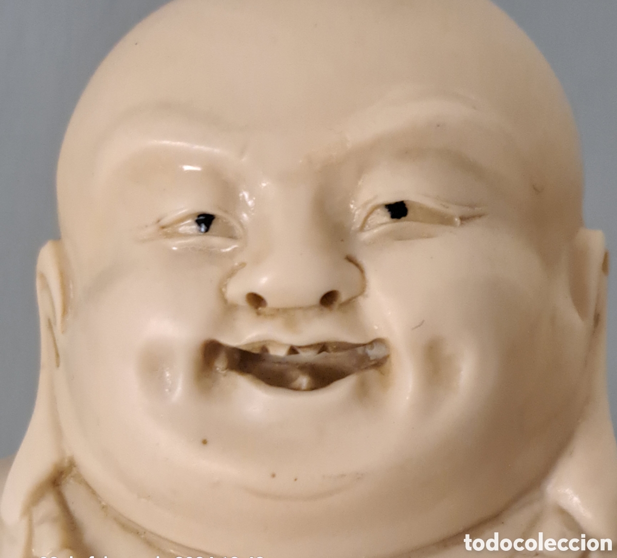 Arte: MAGN&Iacute;FICO BUDA SOBRE PEANA. REF S4 TRASTARR - Foto 2