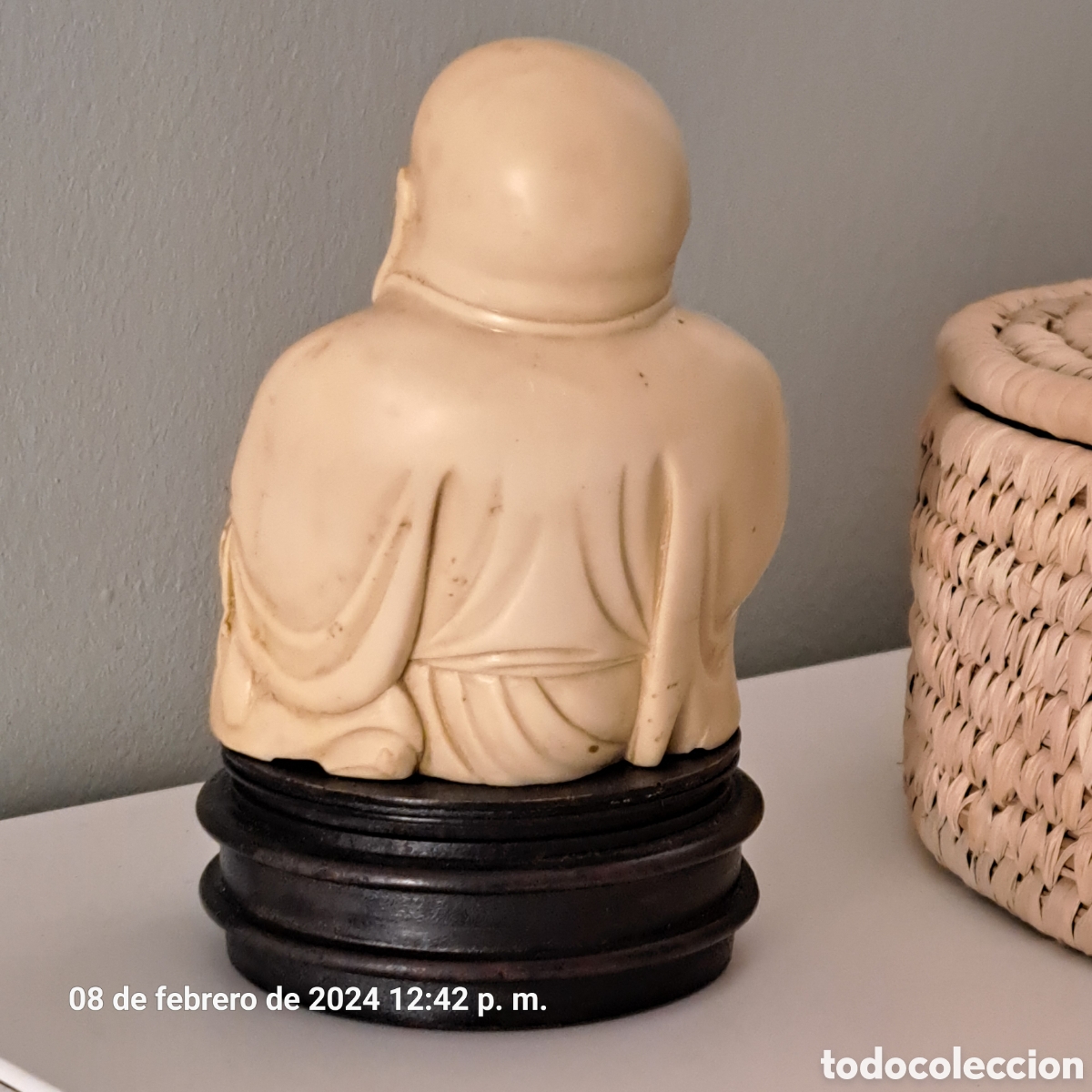 Arte: MAGN&Iacute;FICO BUDA SOBRE PEANA. REF S4 TRASTARR - Foto 6