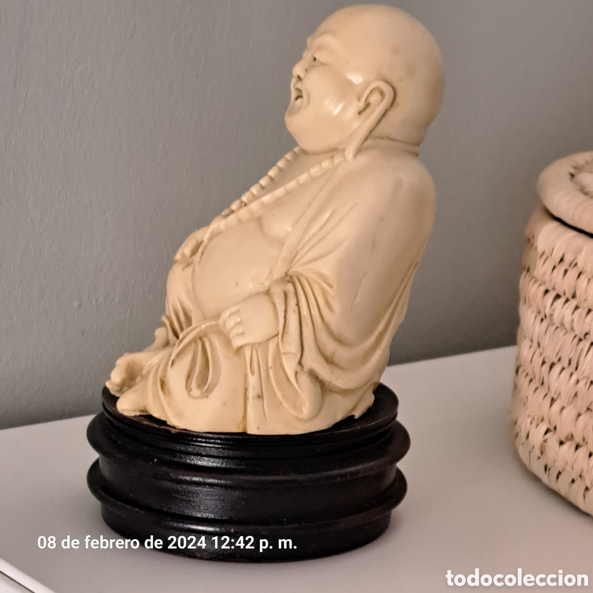 Arte: MAGN&Iacute;FICO BUDA SOBRE PEANA. REF S4 TRASTARR - Foto 7