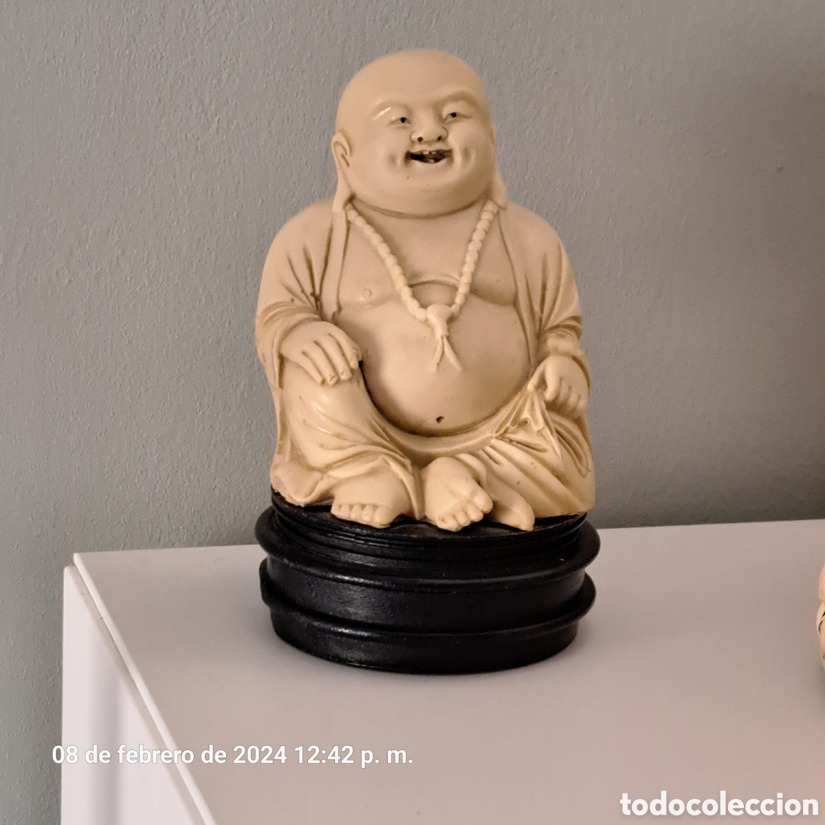 Arte: MAGN&Iacute;FICO BUDA SOBRE PEANA. REF S4 TRASTARR - Foto 8