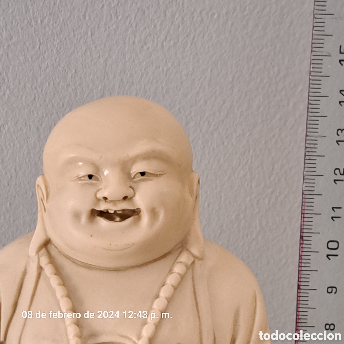 Arte: MAGN&Iacute;FICO BUDA SOBRE PEANA. REF S4 TRASTARR - Foto 9