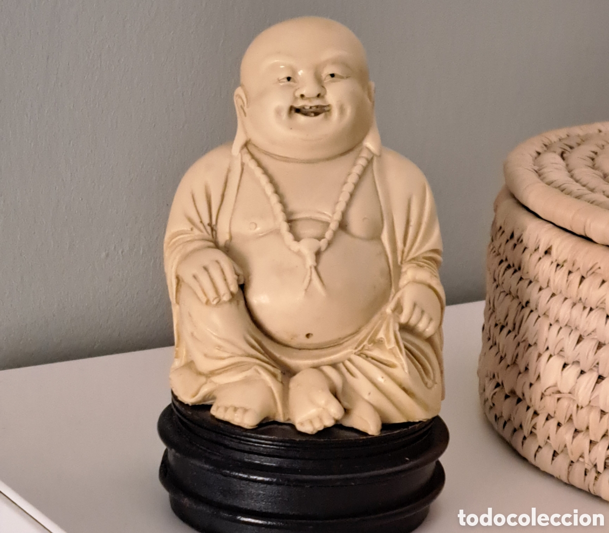 Arte: MAGN&Iacute;FICO BUDA SOBRE PEANA. REF S4 TRASTARR - Foto 1