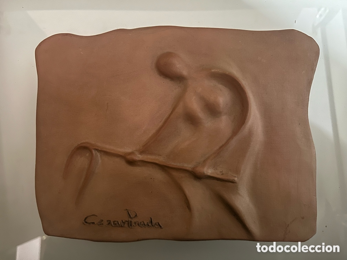 Arte: Cesar Prada cuadro escultura enmarcada con COA - Foto 1