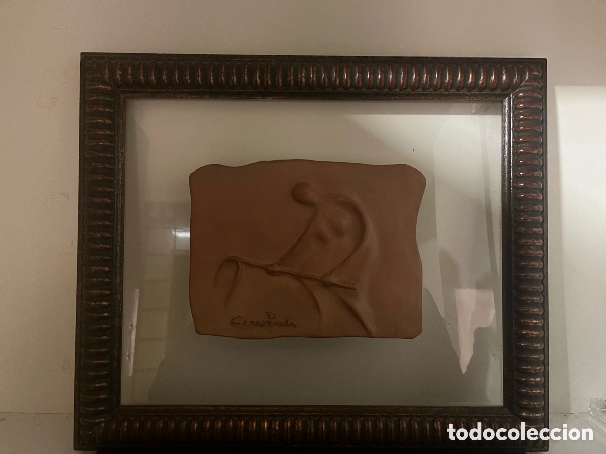 Arte: Cesar Prada cuadro escultura enmarcada con COA - Foto 2