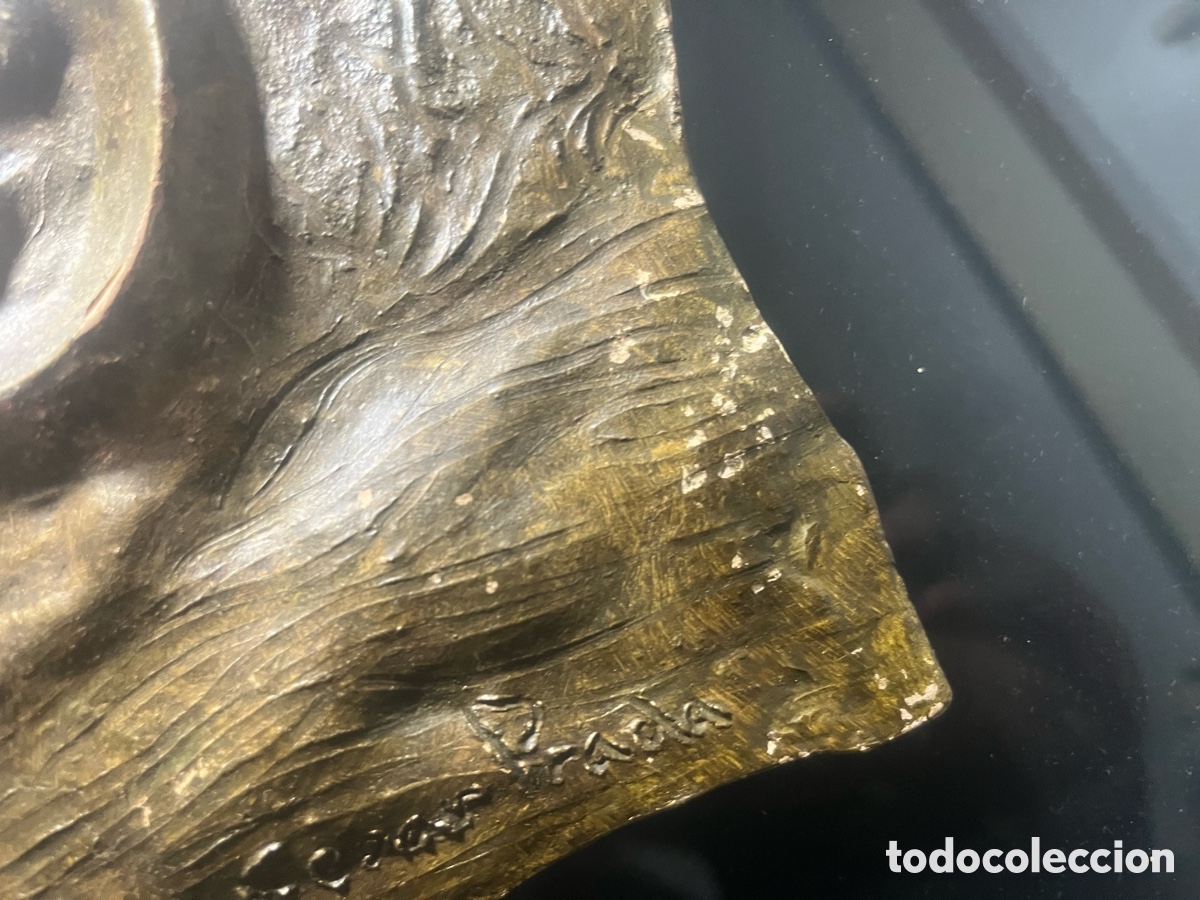 Arte: CESAR PRADA ESCULTURA ENMARCADA con COA - Foto 4