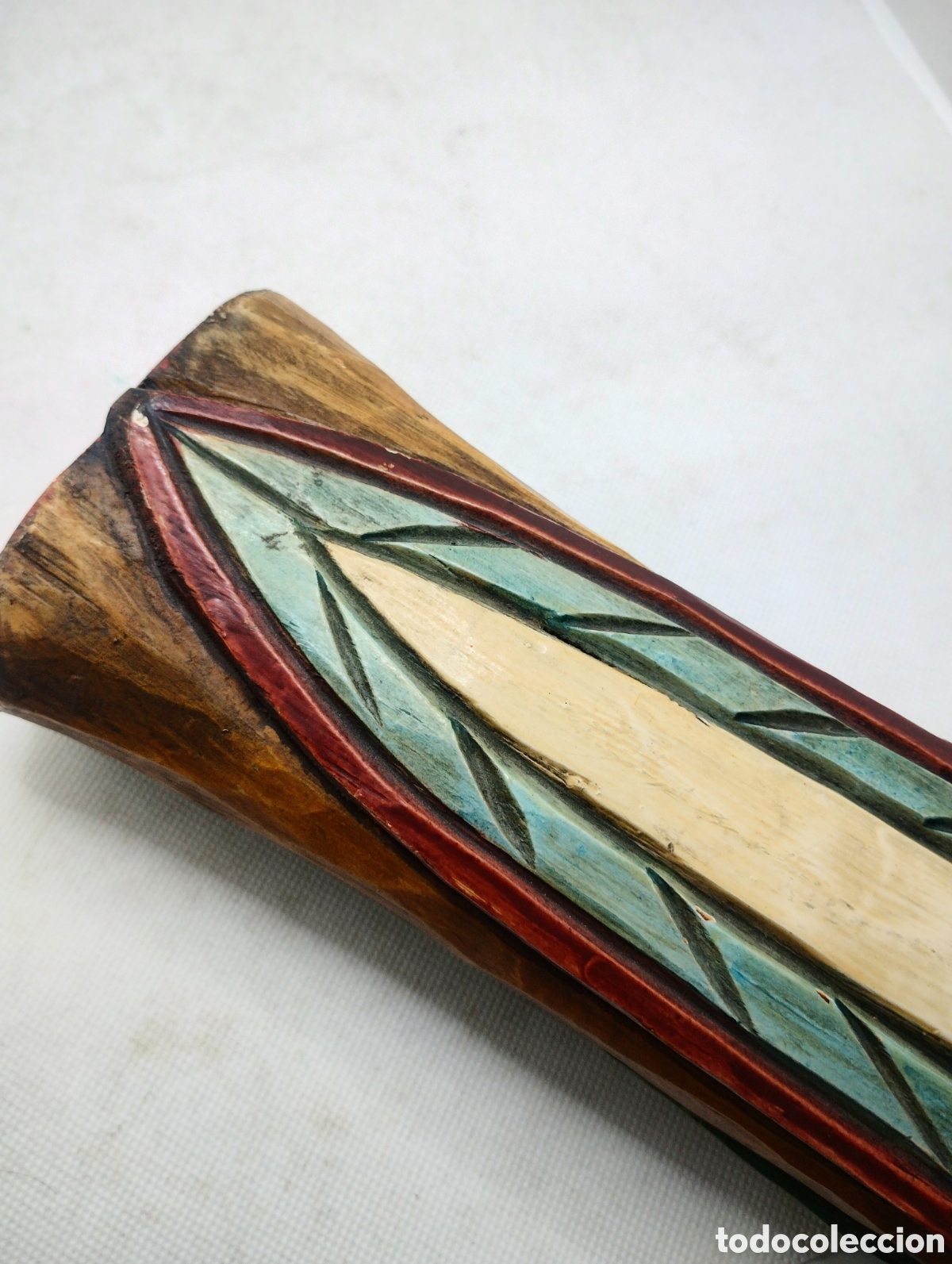 Arte: Gran figura de madera policromada-CABALLERO - Foto 5