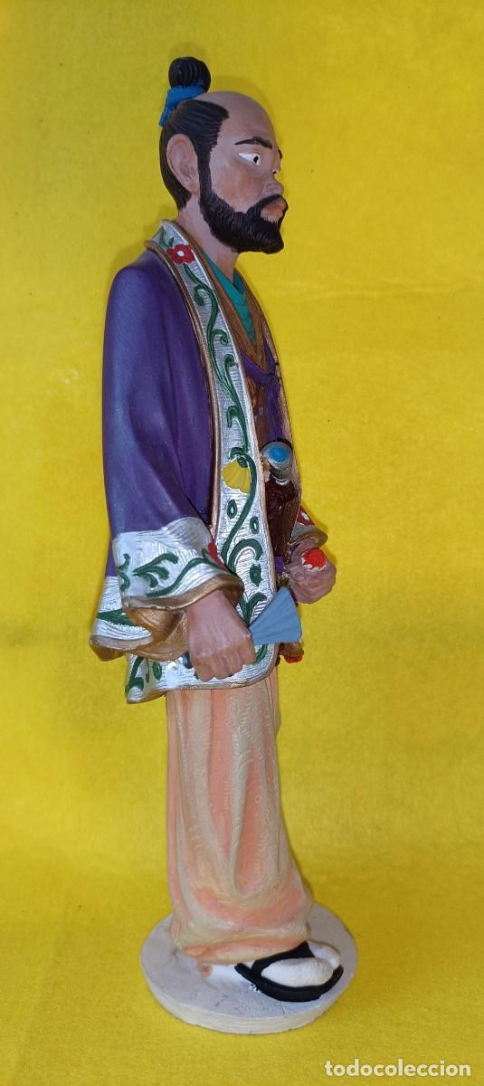Arte: FIGURA EN ESCAYOLA DE UN SAMURAI JAPON&Eacute;S - Foto 2