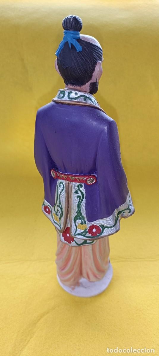 Arte: FIGURA EN ESCAYOLA DE UN SAMURAI JAPON&Eacute;S - Foto 4