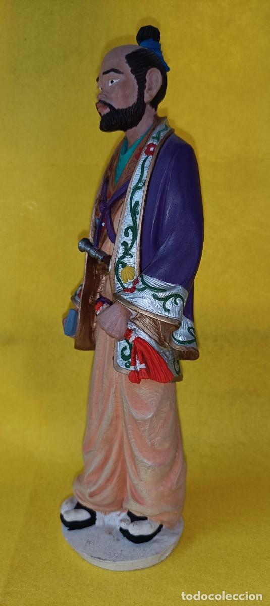 Arte: FIGURA EN ESCAYOLA DE UN SAMURAI JAPON&Eacute;S - Foto 5