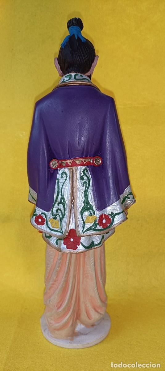 Arte: FIGURA EN ESCAYOLA DE UN SAMURAI JAPON&Eacute;S - Foto 6