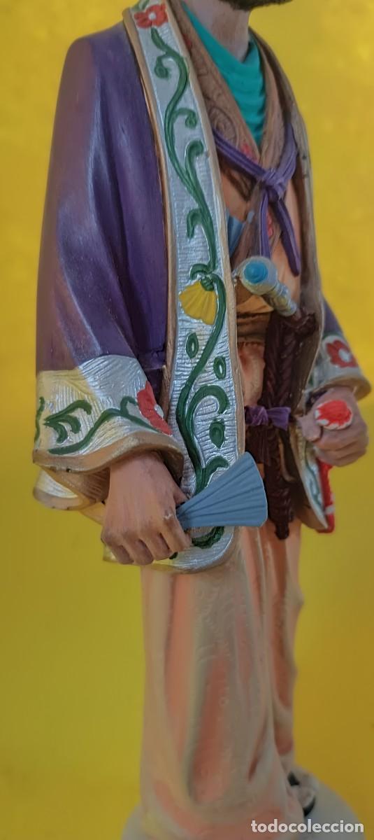 Arte: FIGURA EN ESCAYOLA DE UN SAMURAI JAPON&Eacute;S - Foto 12