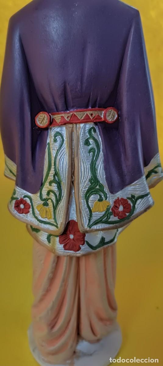 Arte: FIGURA EN ESCAYOLA DE UN SAMURAI JAPON&Eacute;S - Foto 13