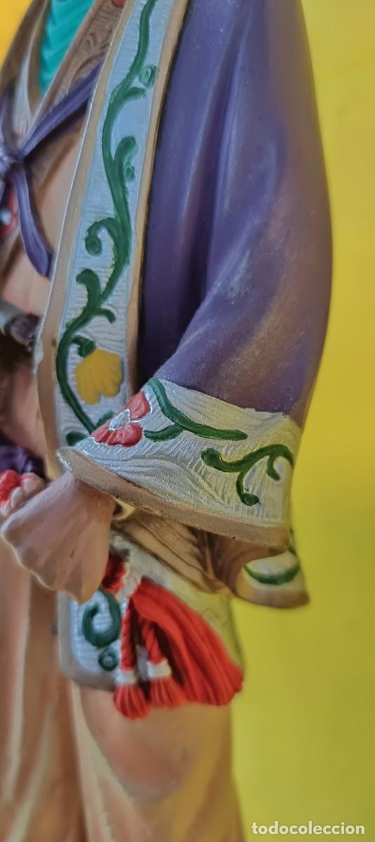 Arte: FIGURA EN ESCAYOLA DE UN SAMURAI JAPON&Eacute;S - Foto 14