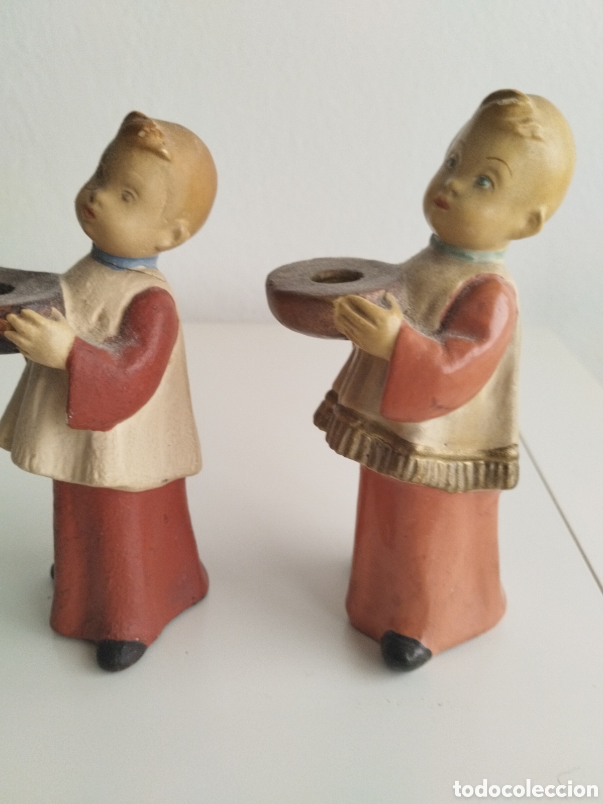 Arte: *FIGURAS DE MONAGUILLOS. 13CM. (Rf: 58/e) - Foto 2