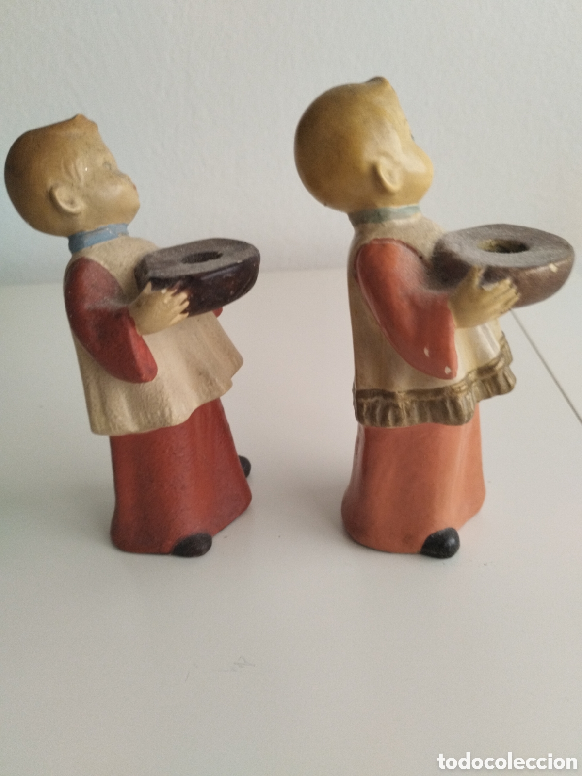 Arte: *FIGURAS DE MONAGUILLOS. 13CM. (Rf: 58/e) - Foto 4