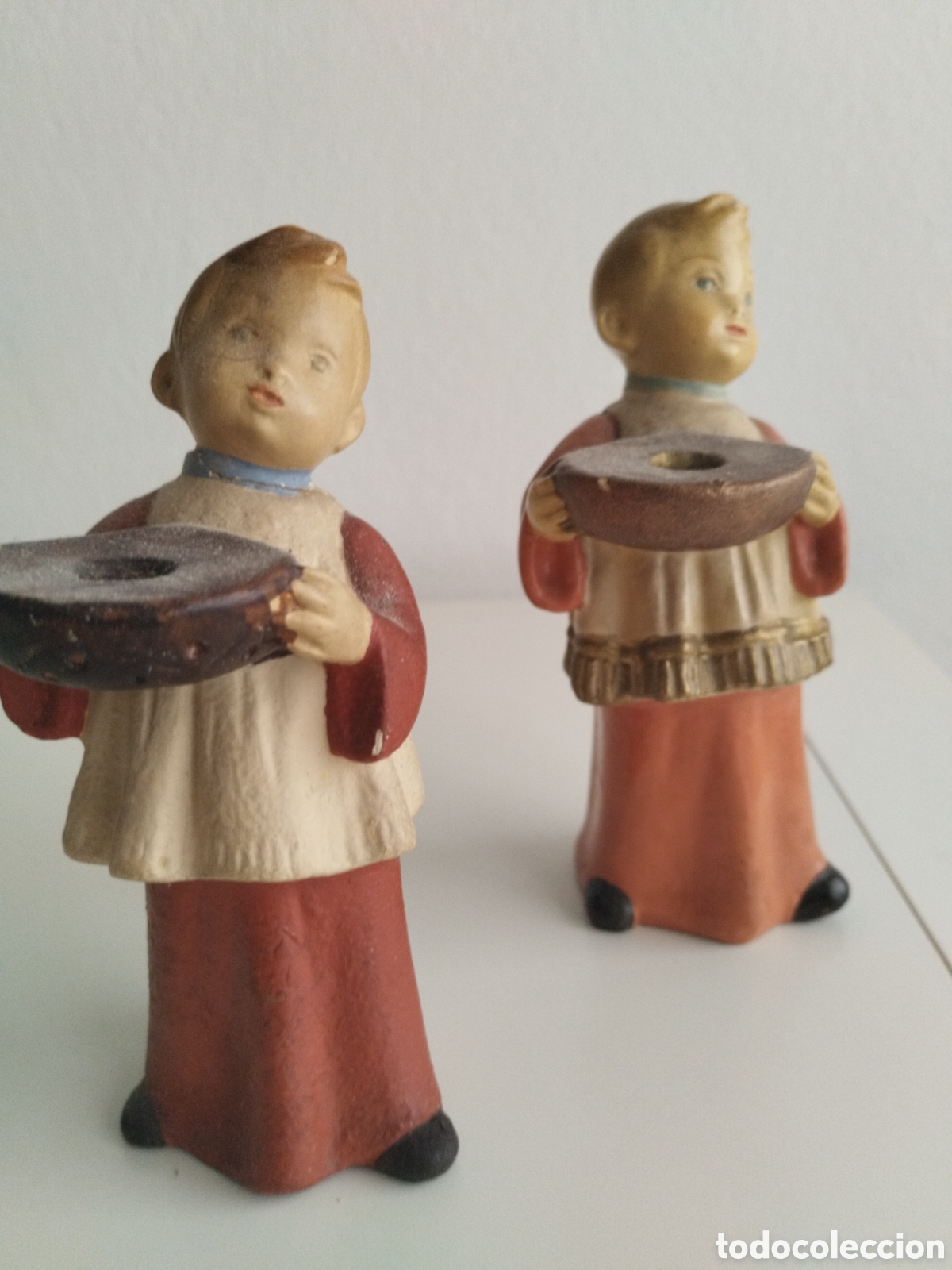 Arte: *FIGURAS DE MONAGUILLOS. 13CM. (Rf: 58/e) - Foto 1